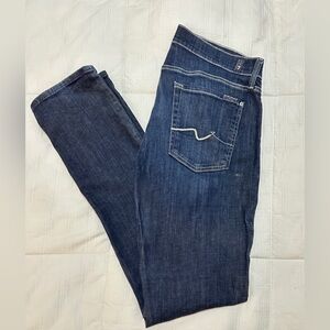 7 For All Mankind Indigo Denim Jeans